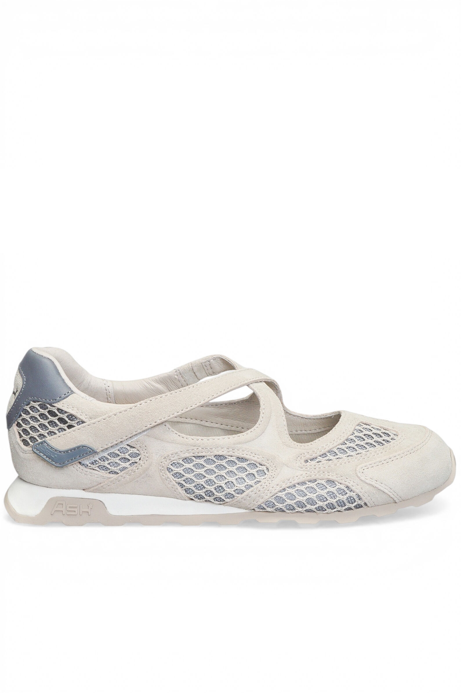 Балетки жен. АРТ.SS26-S-153518-002,сер,н.з-тек/н.к-тек