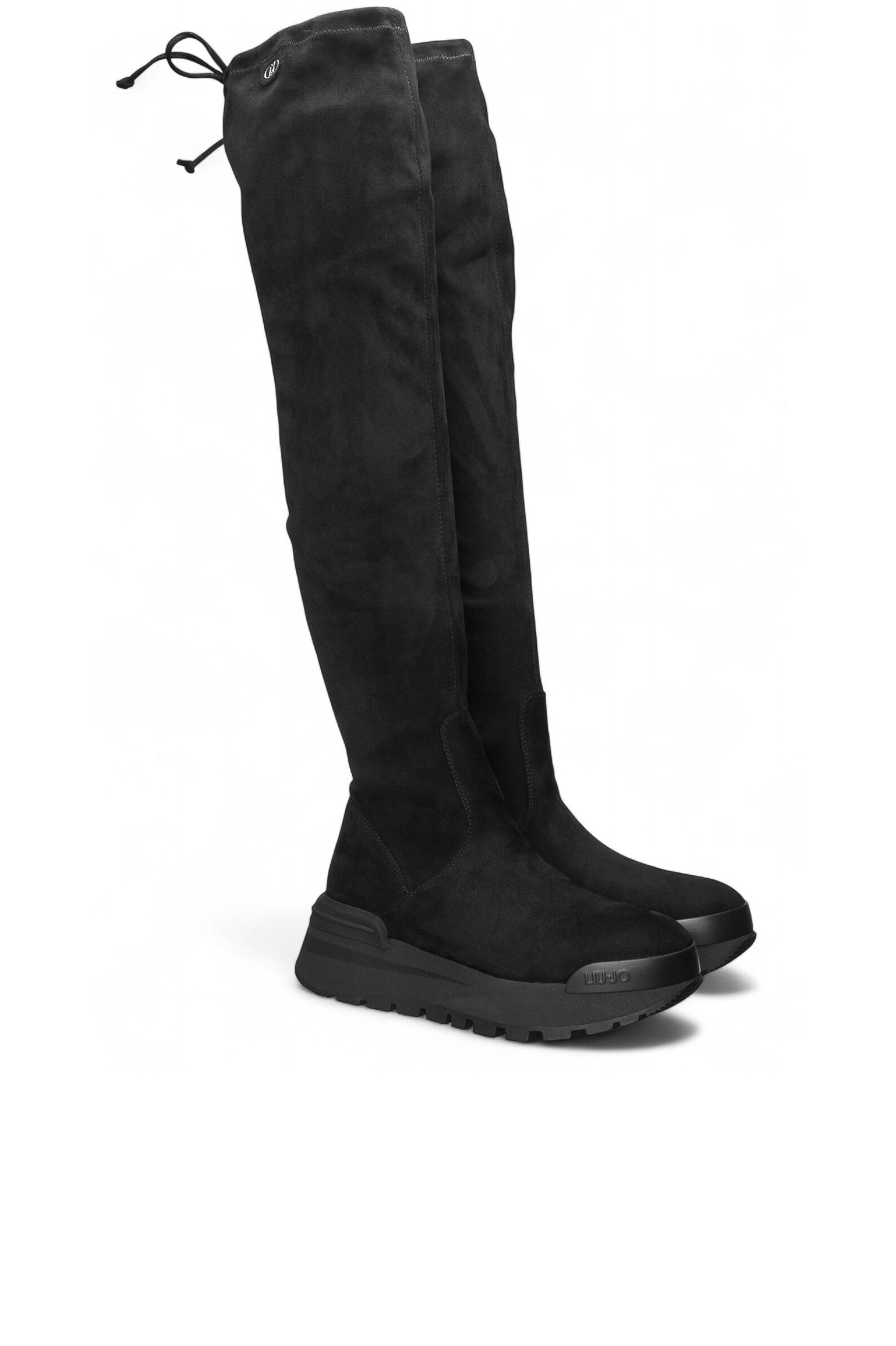 Ботфорты жен. АРТ.BF5053TX02822222,чер,тек/тек