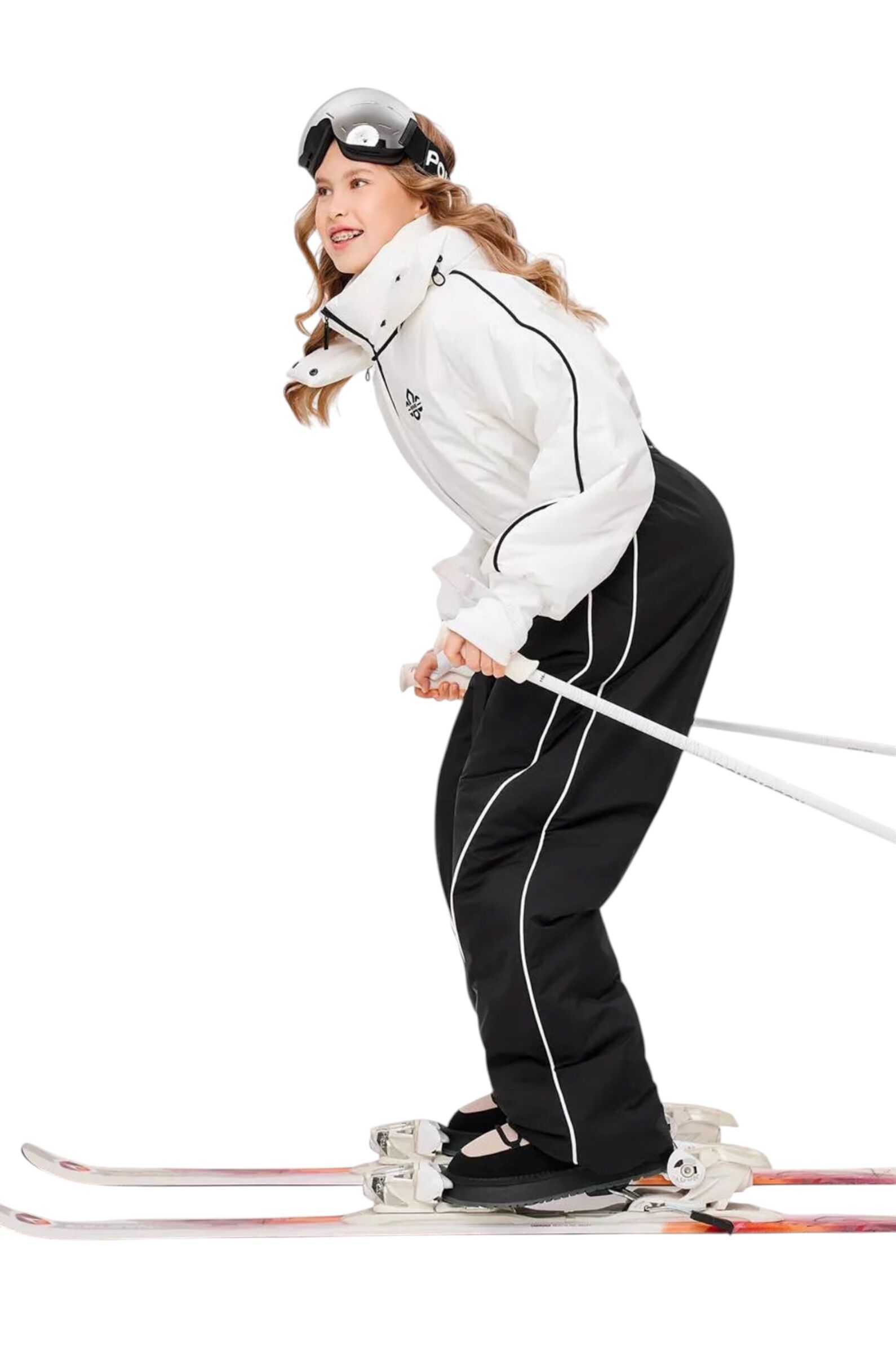 Комбинезон АРТ.1-074,бел-чер,полиэф/полиэф