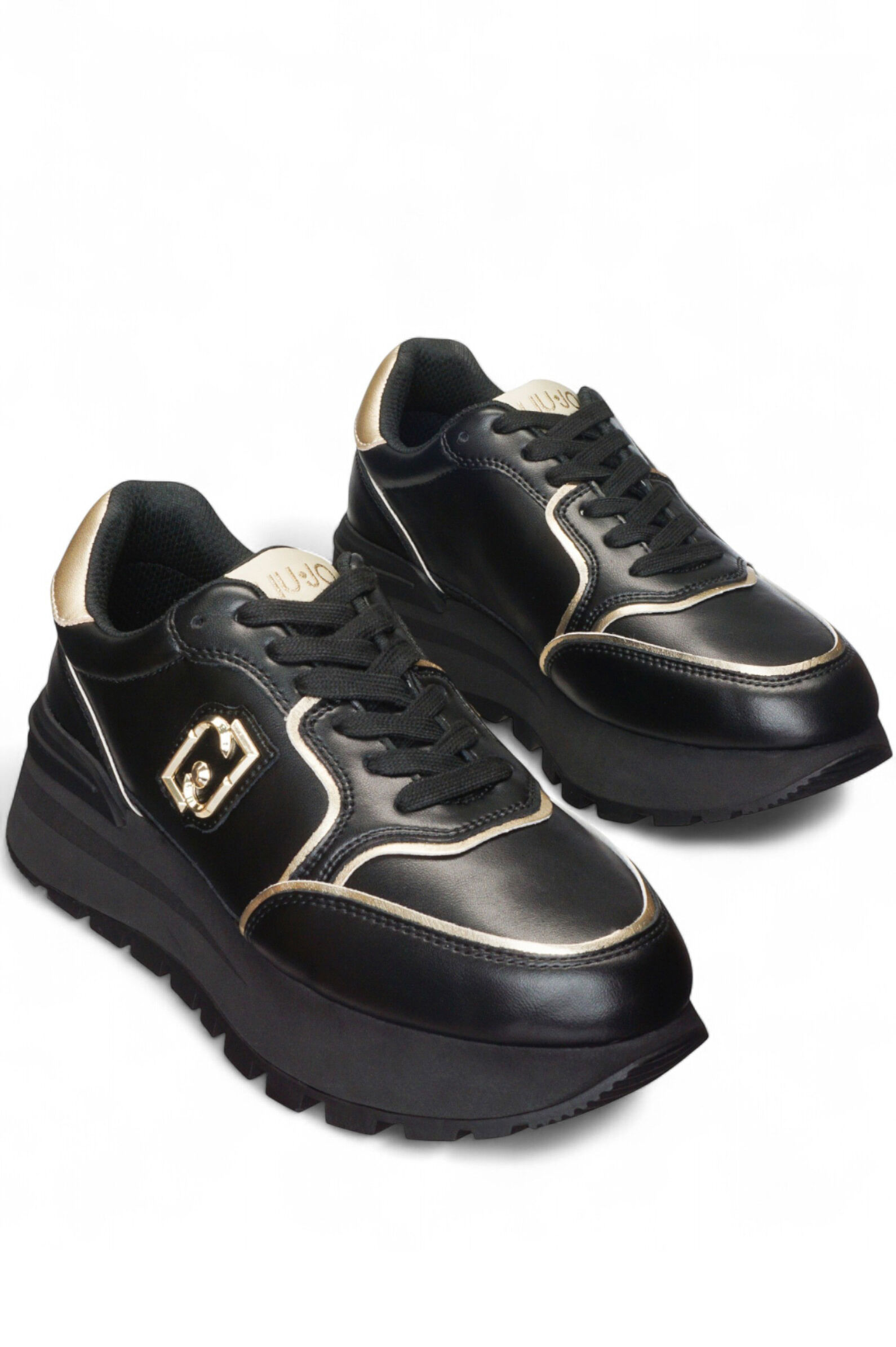 Кроссовки жен. АРТ.BF5049PX026S1189,чер-зол,и.к/тек