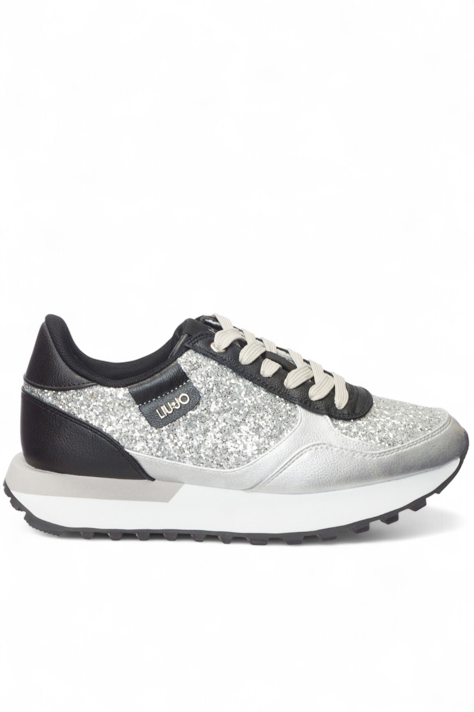 Кроссовки жен. АРТ.BF5057EX015S1S01,сереб-чер,и.к-глит/тек