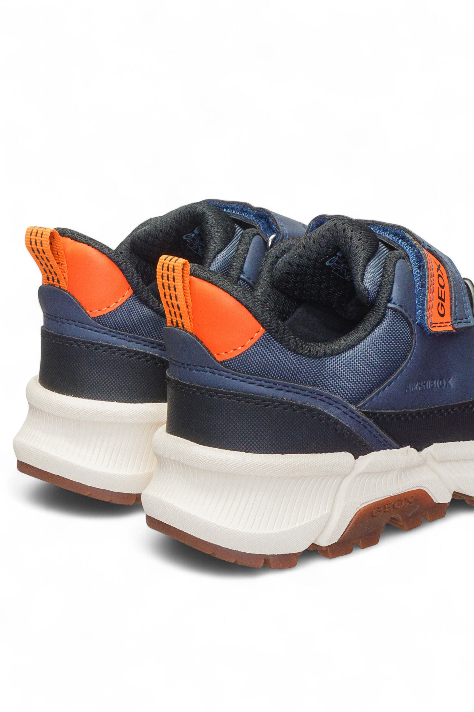 Кроссовки мал. АРТ.J56LCA,син-оранж,и.к-тек/тек-шер