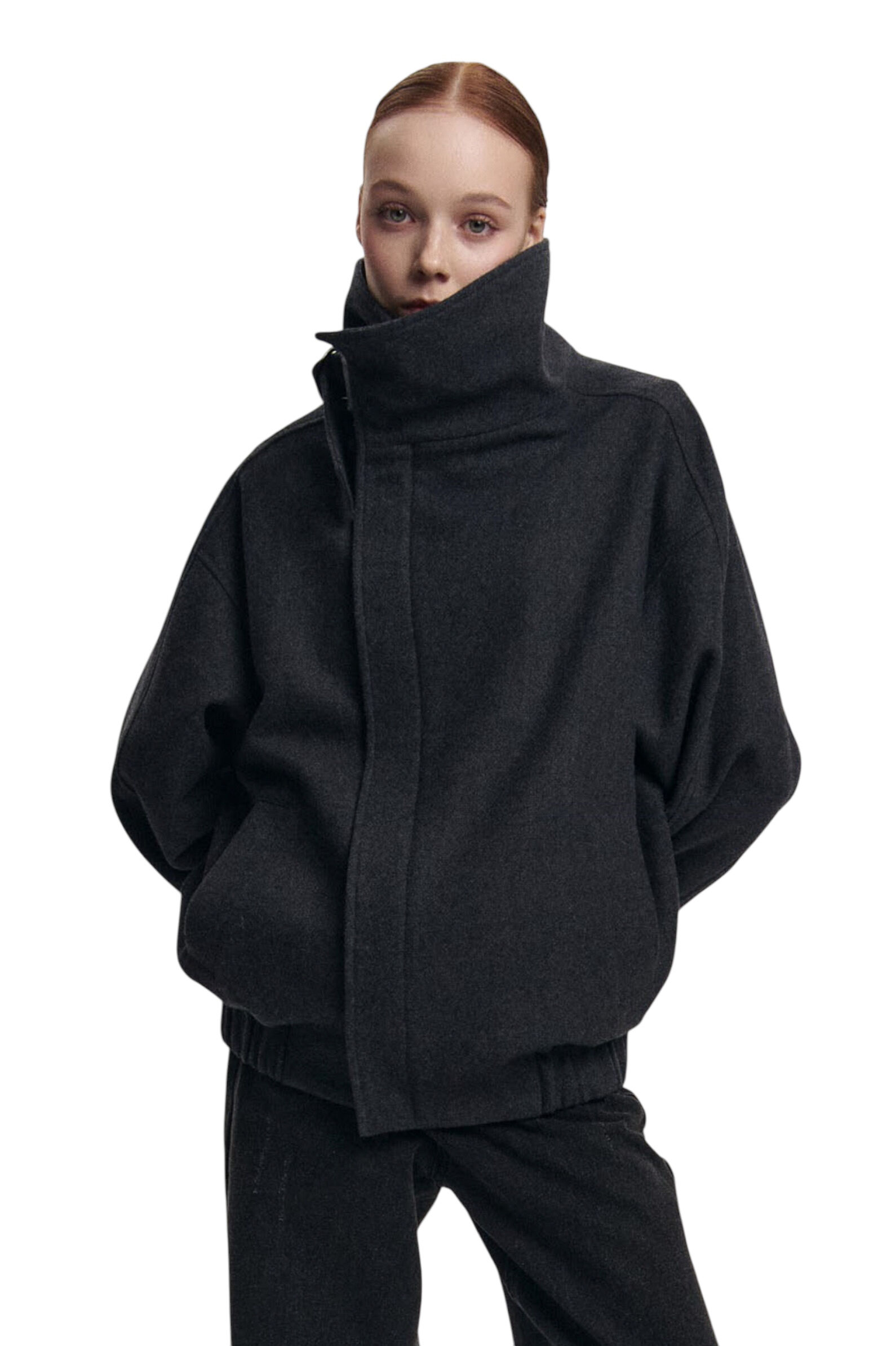 Куртка дев.АРТ.AT125316,сер,шер-пэ