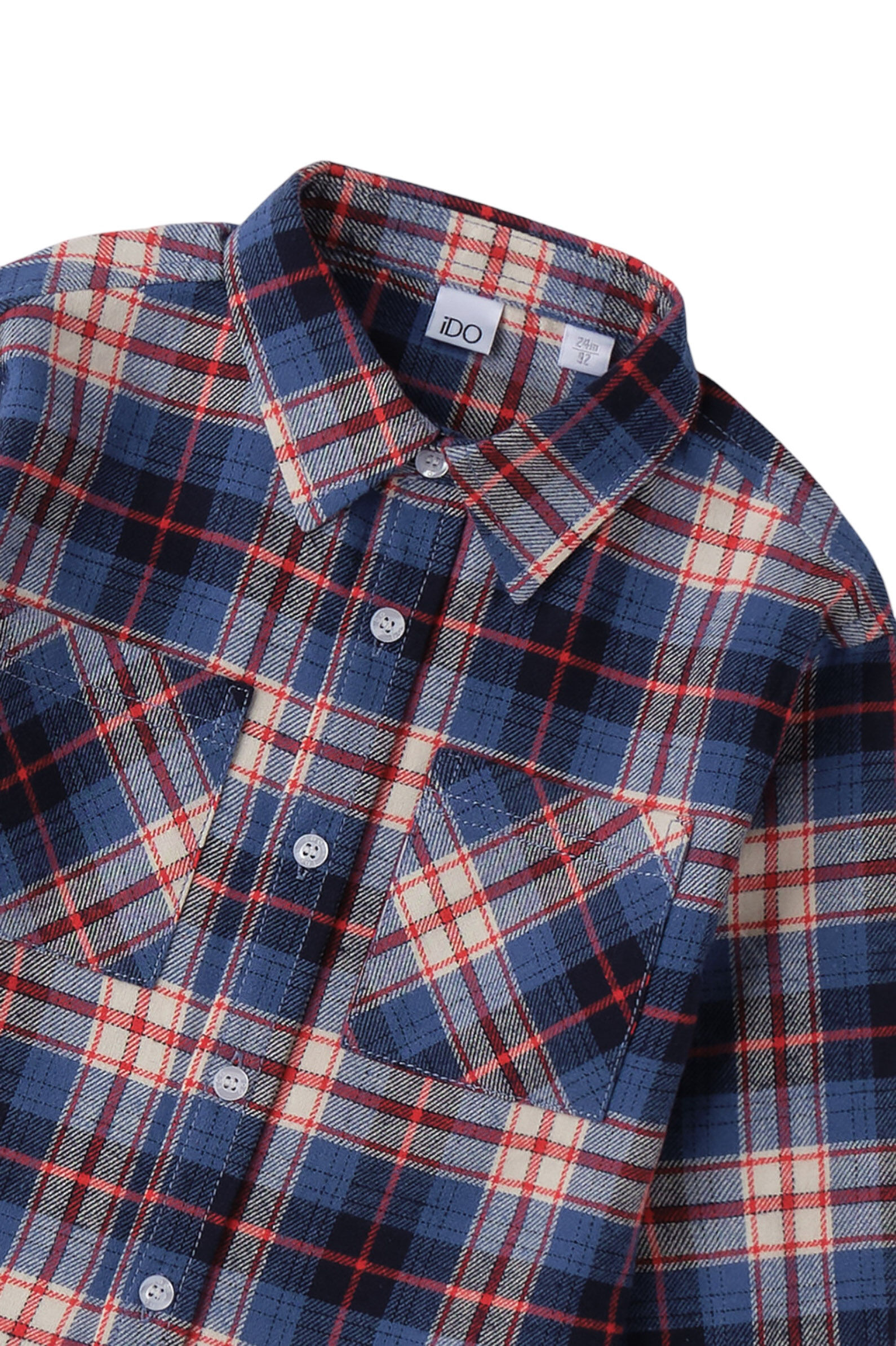 Рубашка мал. АРТ.4.F267.00,крас-син,хл