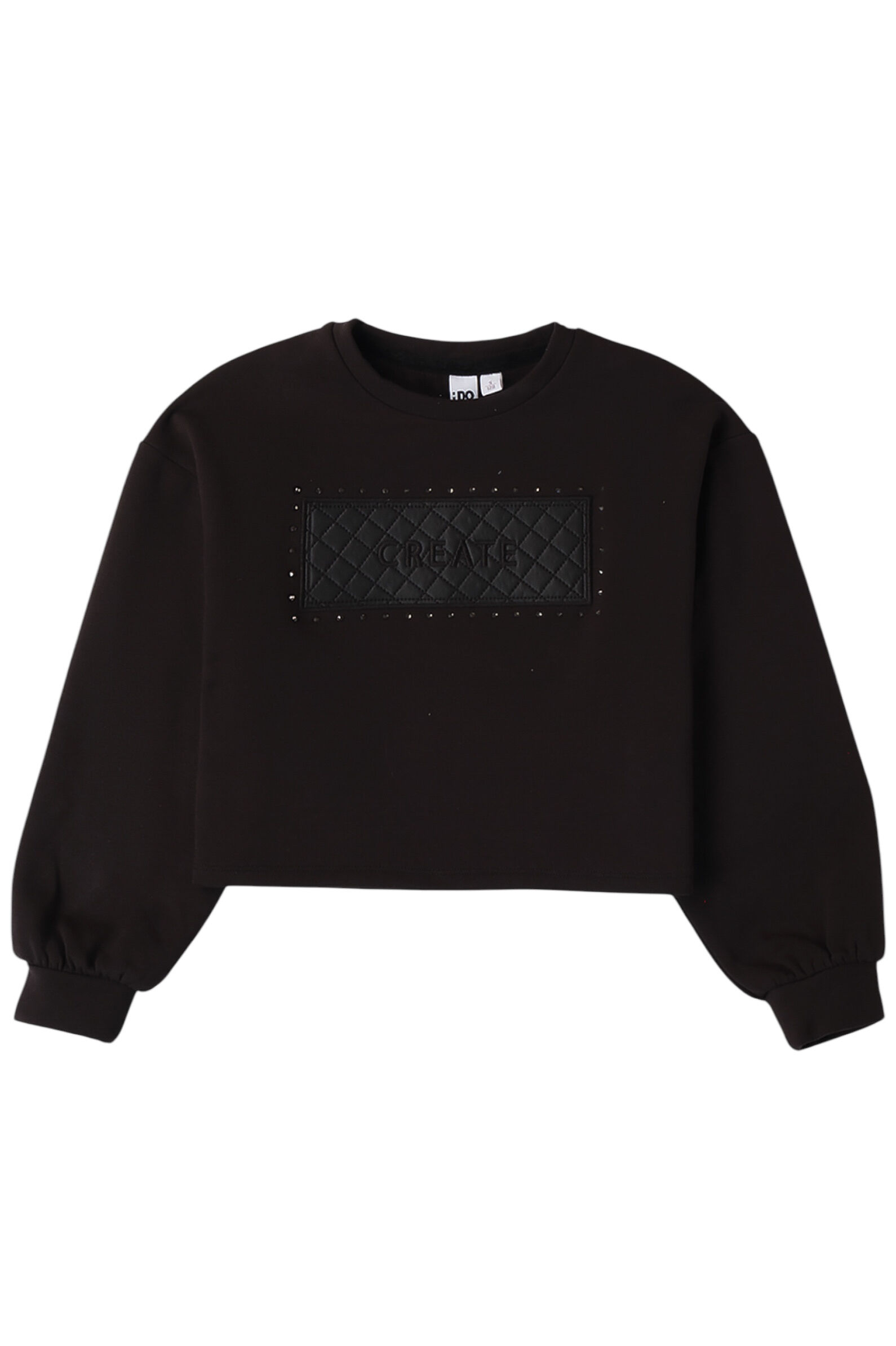 Свитшот дев. АРТ.4.A858.00,чер,хл-эл